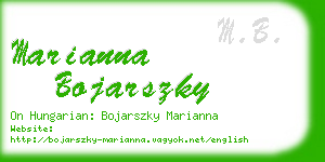 marianna bojarszky business card